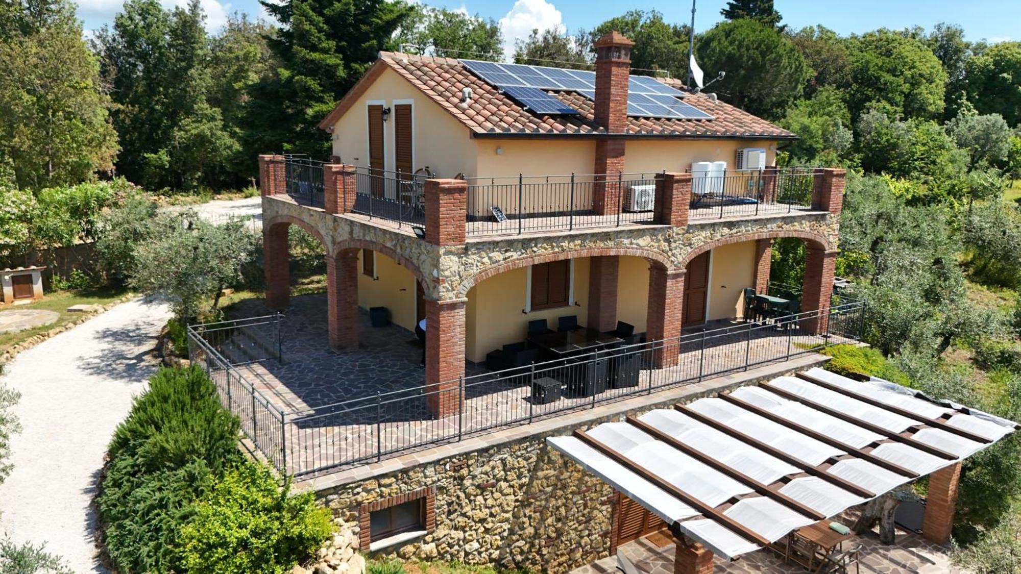 Apartamento Il Panorama Montescudaio Exterior foto