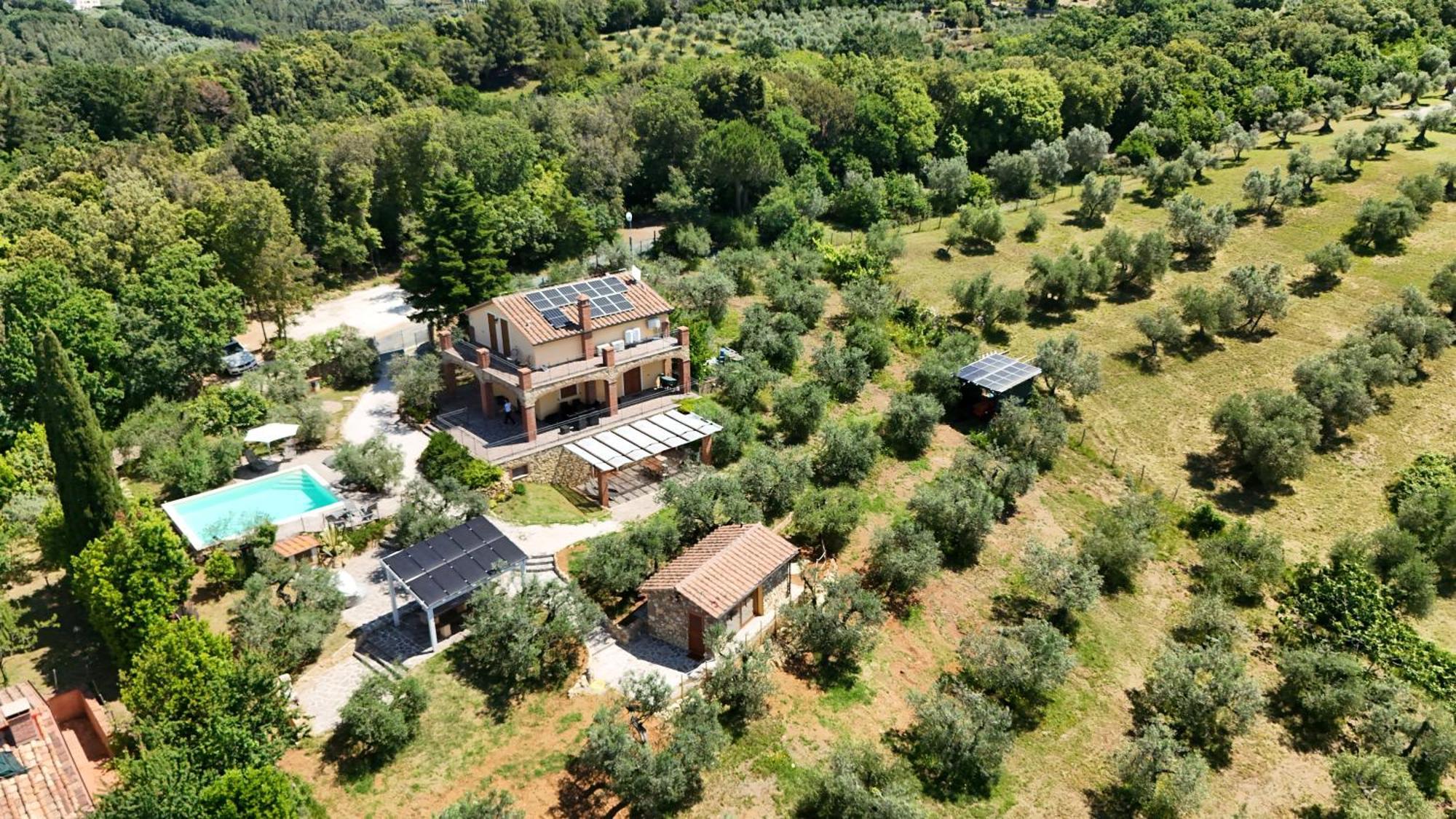 Apartamento Il Panorama Montescudaio Exterior foto